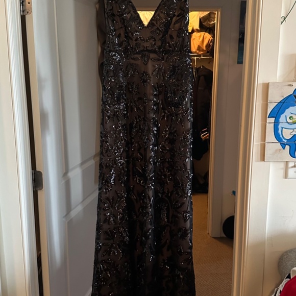 BCBGMax Embellished Evening Gown - Picture 8 of 11